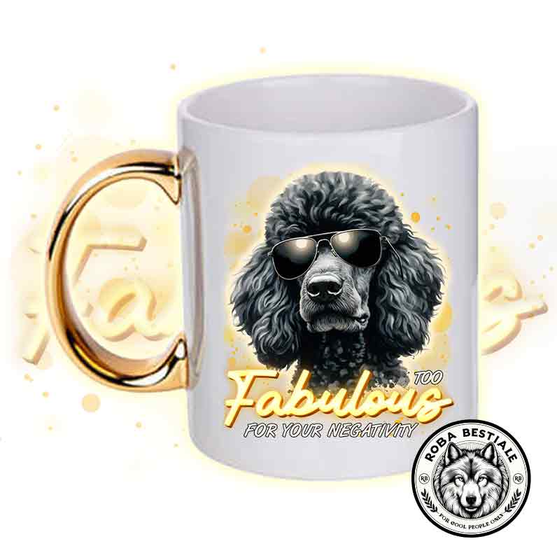 Tazza TOO FABULOUS - BARBONE Nero