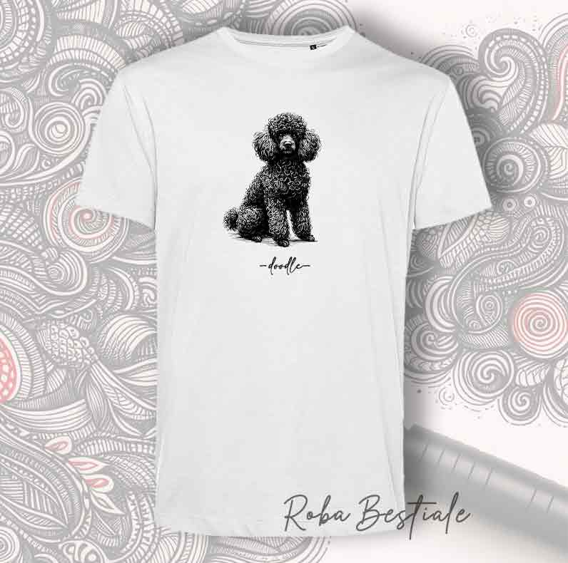 T-Shirt DOODLE - BARBONE Nero