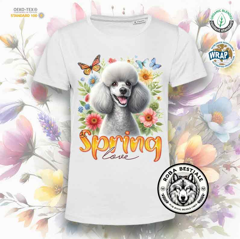 T-Shirt SPRING LOVE - BARBONE Silver