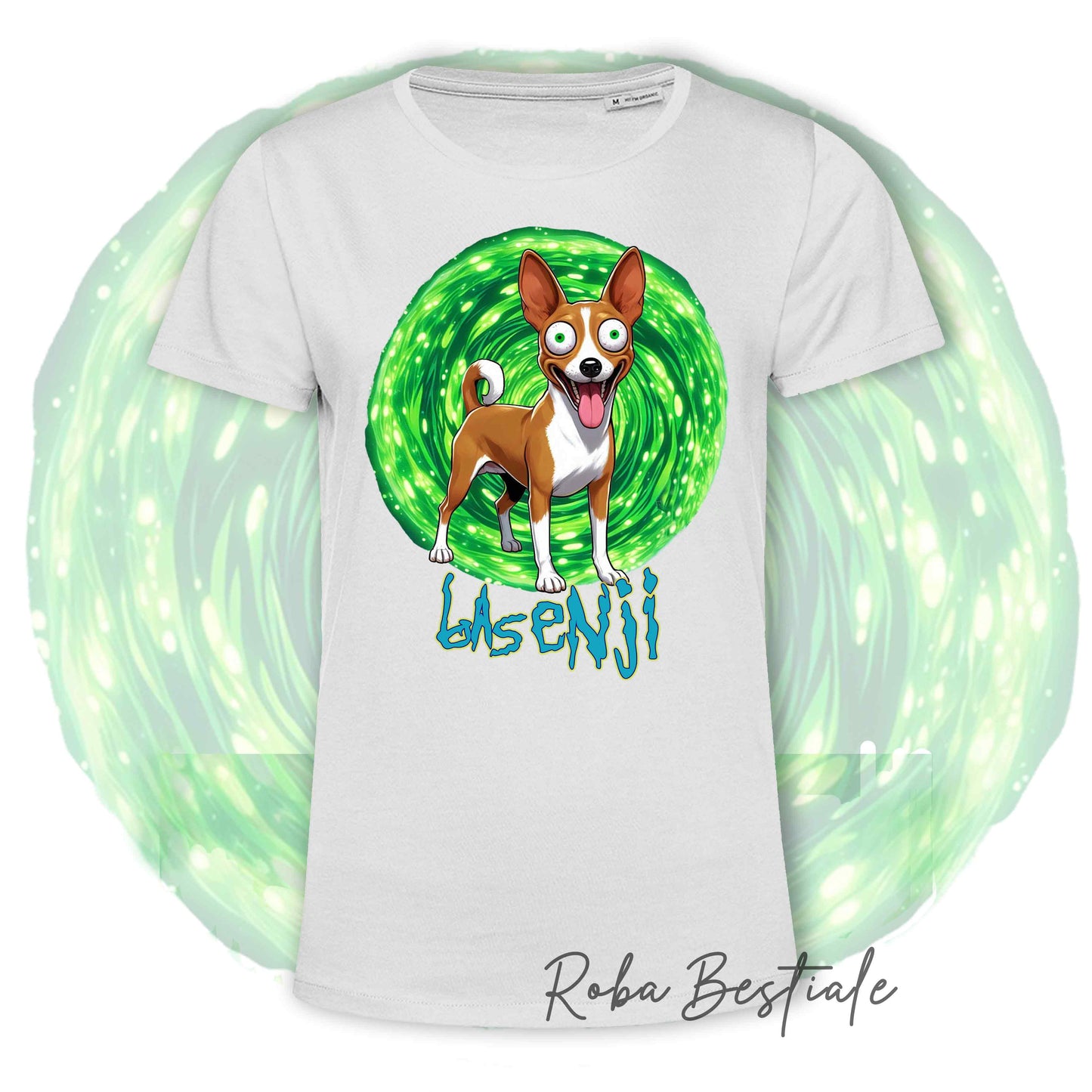 RICK & MORTY - LABRADOR RETRIEVER Chocolate T-Shirt