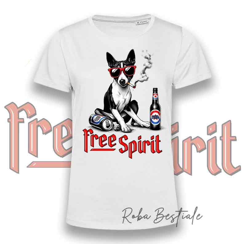 T-Shirt FREE SPIRIT - BASENJI