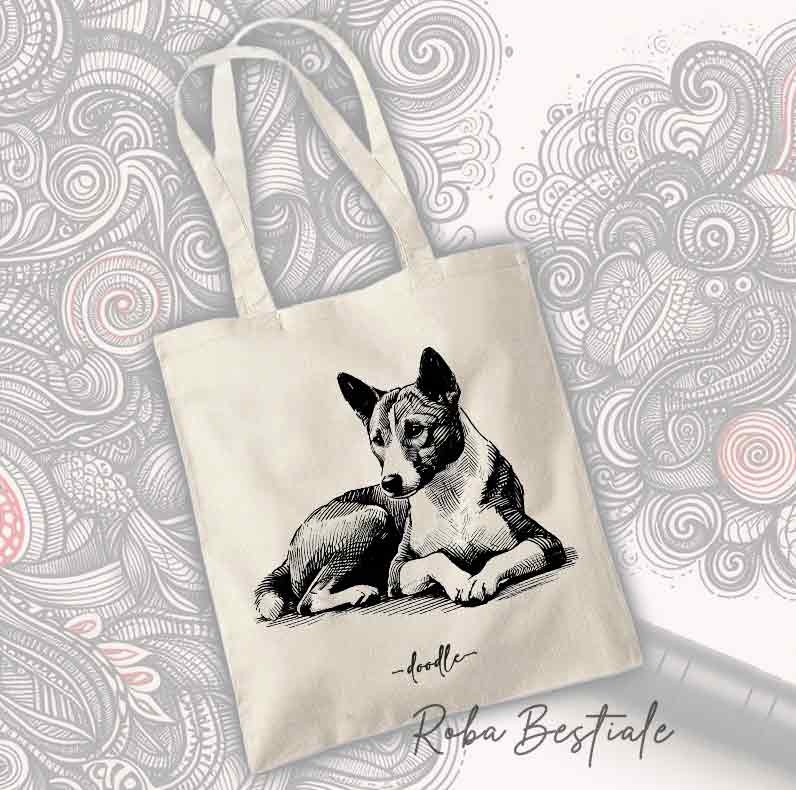 Shopper DOODLE - BASENJI