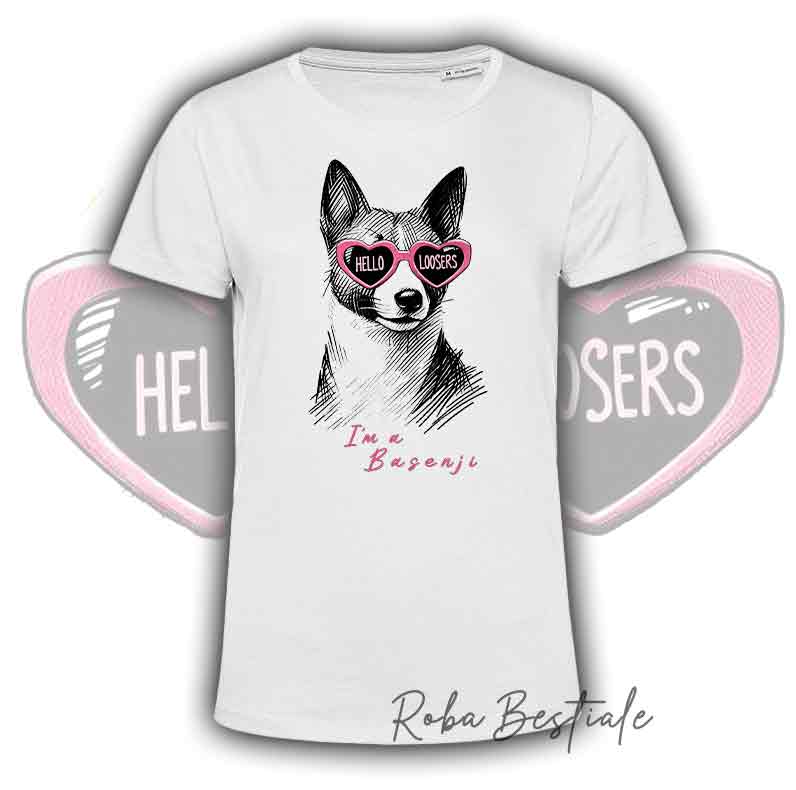 T-Shirt HELLO LOOSERS - BASENJI