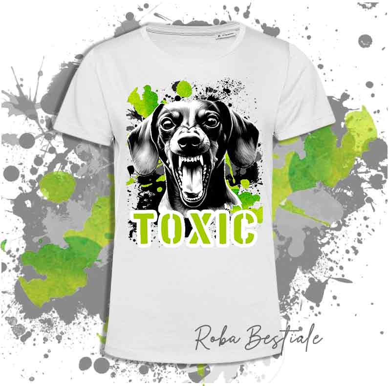 T-Shirt TOXIC - BASSOTTO a Pelo Corto