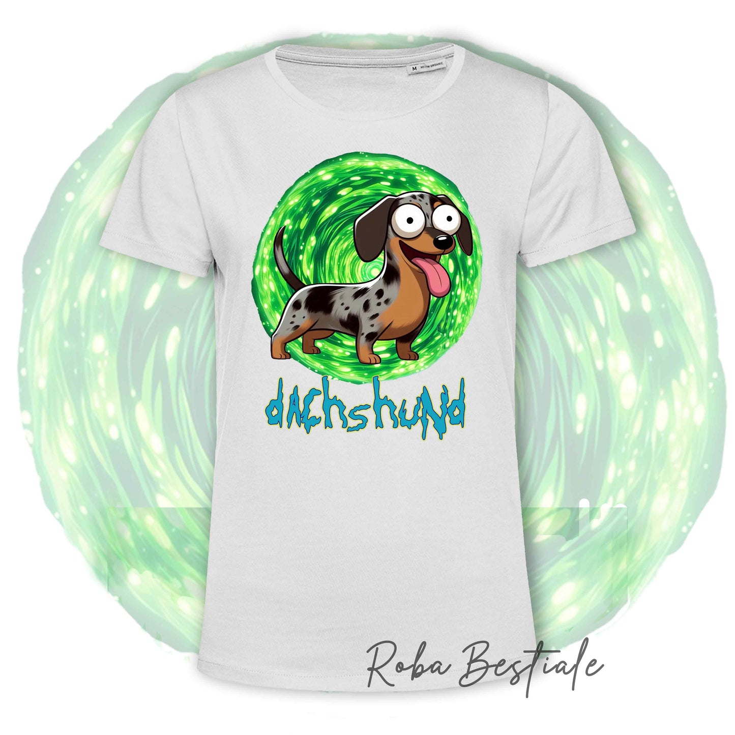 RICK & MORTY - LABRADOR RETRIEVER Chocolate T-Shirt