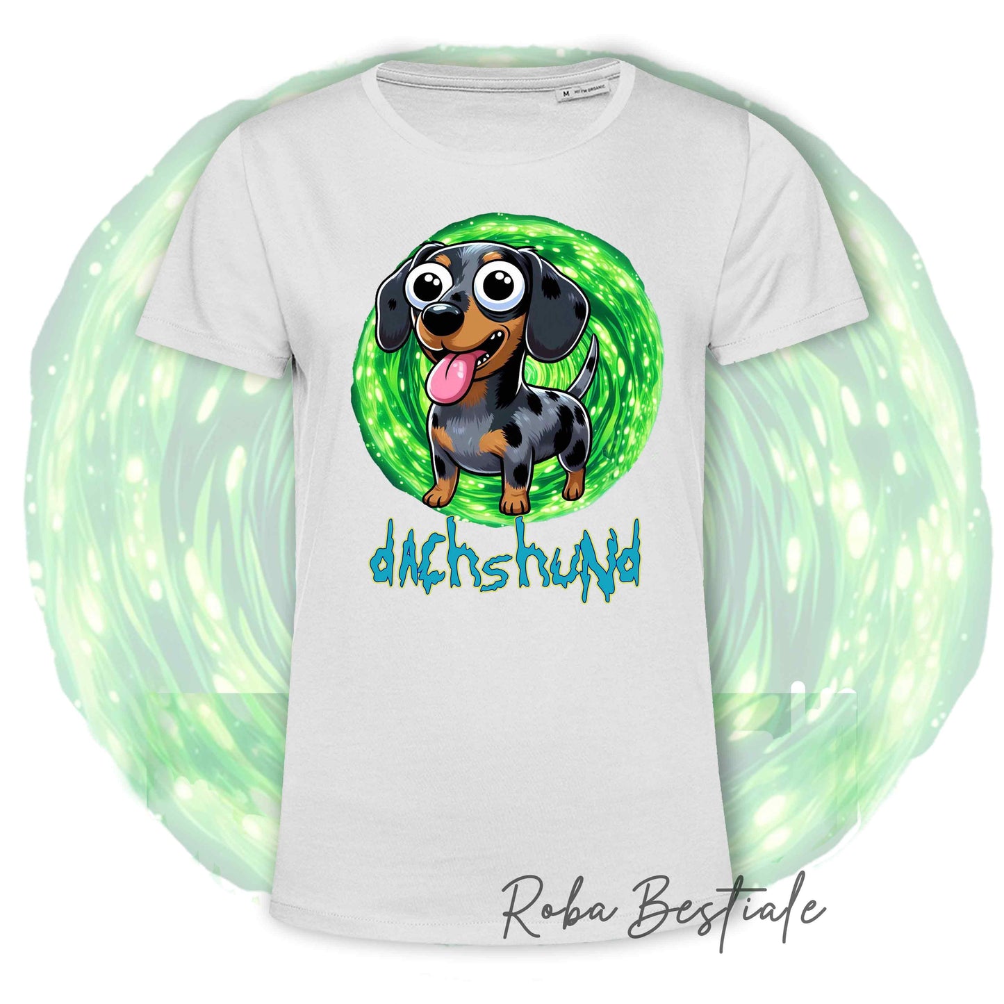 RICK & MORTY - LABRADOR RETRIEVER Chocolate T-Shirt