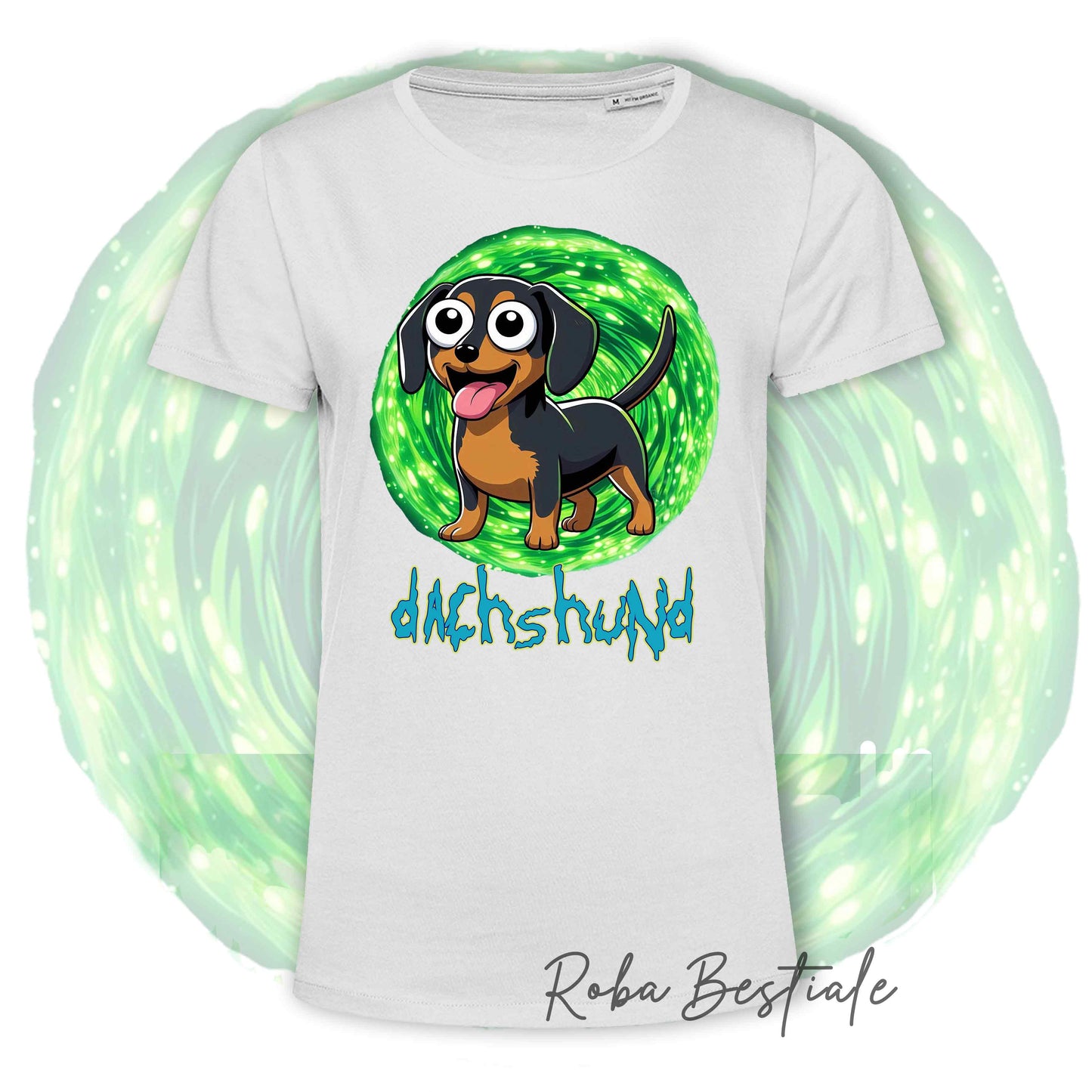 RICK & MORTY - LABRADOR RETRIEVER Chocolate T-Shirt