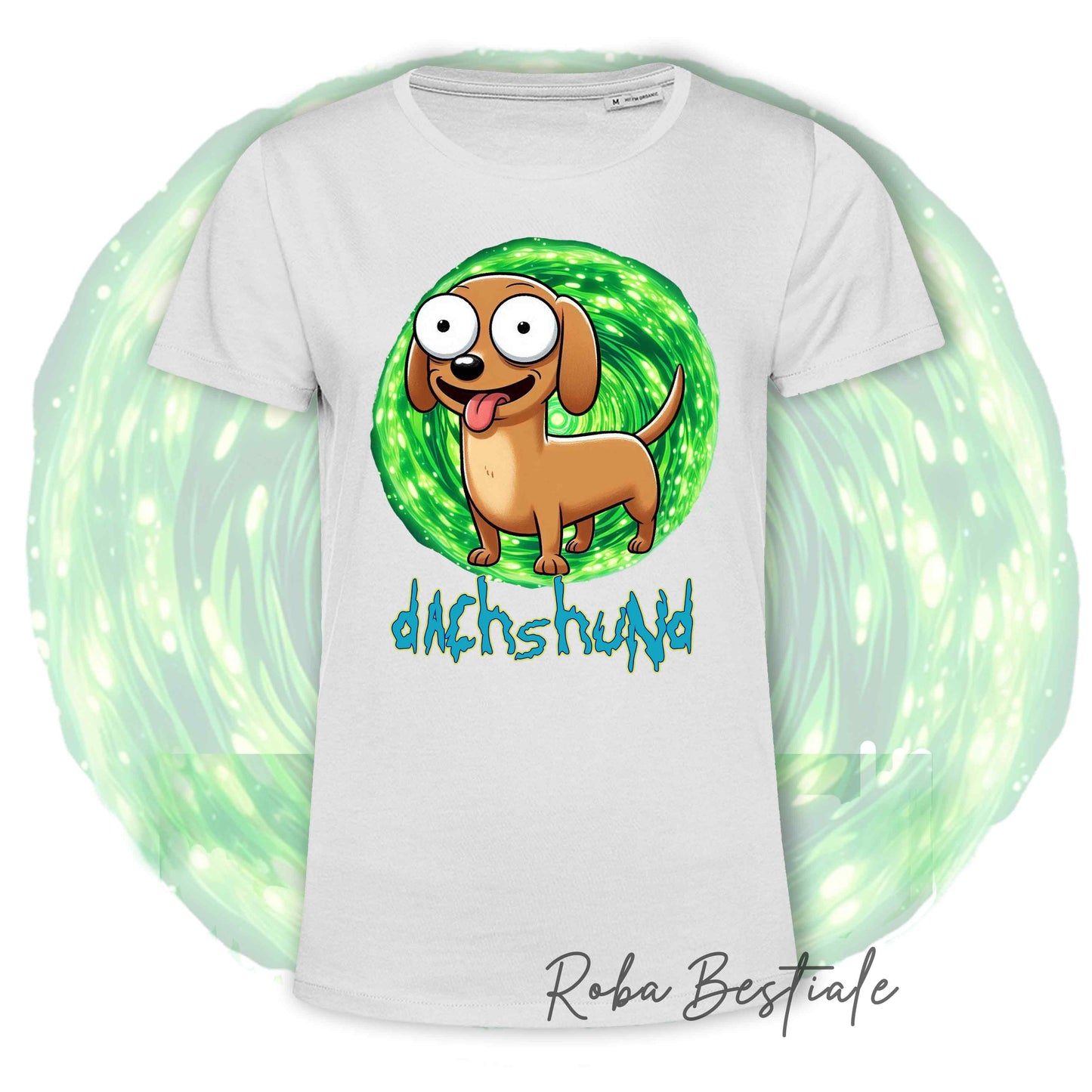 RICK & MORTY - LABRADOR RETRIEVER Chocolate T-Shirt