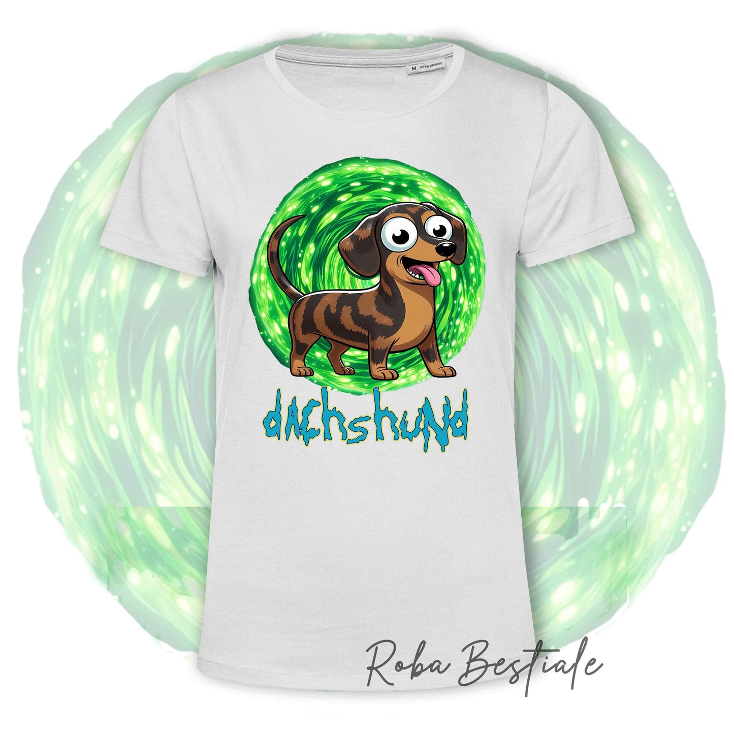 RICK & MORTY - LABRADOR RETRIEVER Chocolate T-Shirt