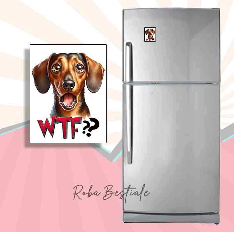 Magnete WTF?? - BASSOTTO TEDESCO a Pelo Corto