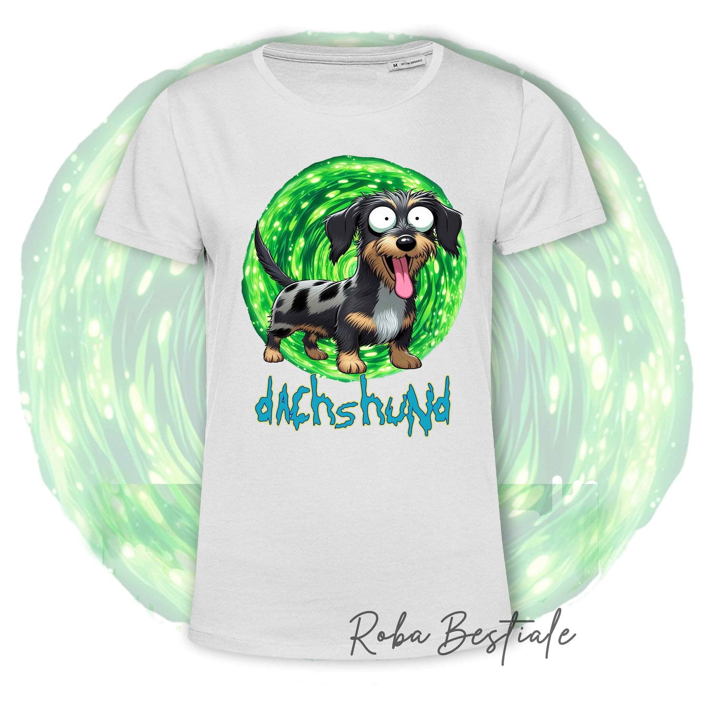 RICK & MORTY - LABRADOR RETRIEVER Chocolate T-Shirt