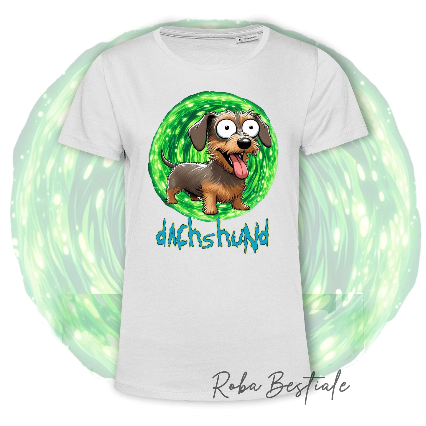 RICK & MORTY - LABRADOR RETRIEVER Chocolate T-Shirt