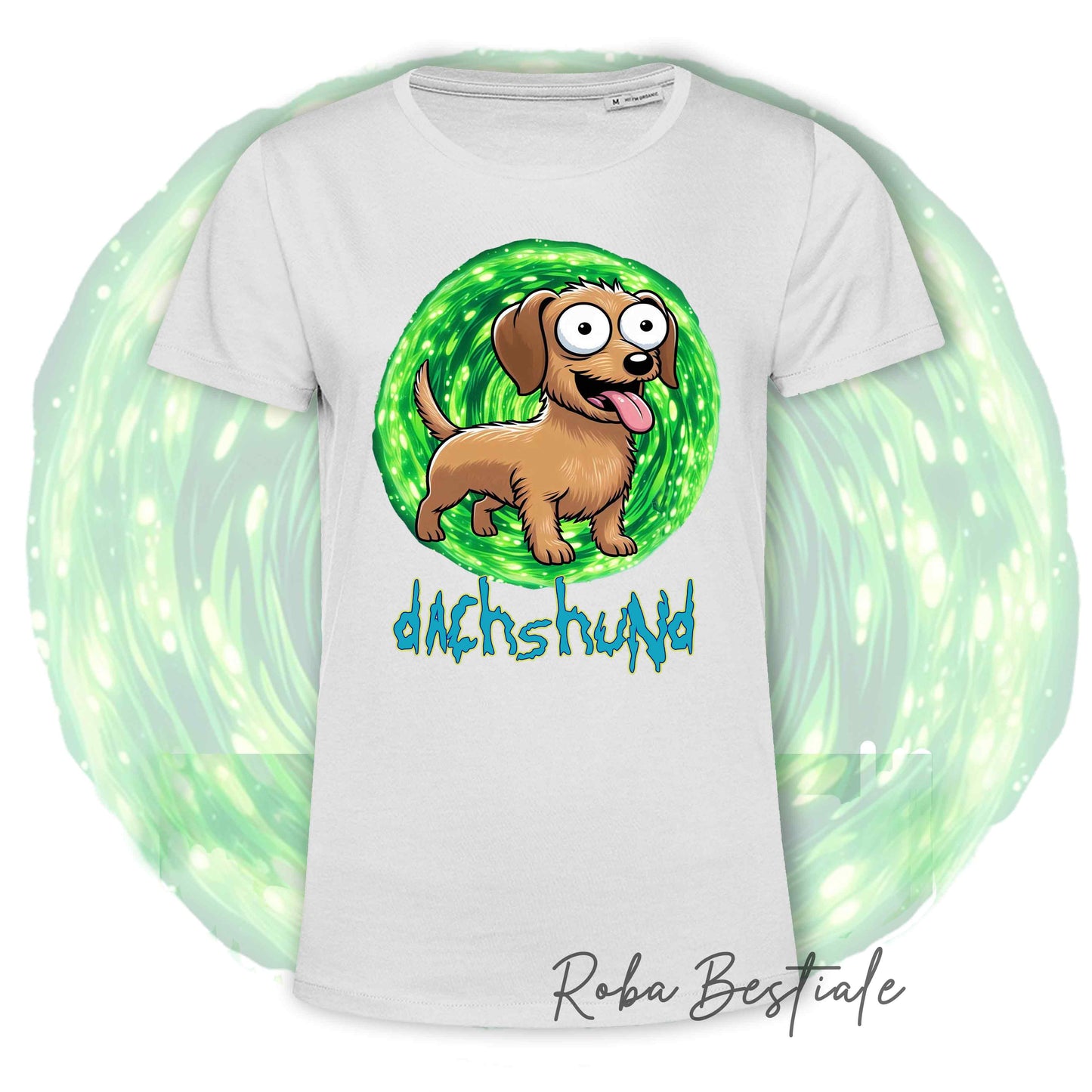 RICK & MORTY - LABRADOR RETRIEVER Chocolate T-Shirt