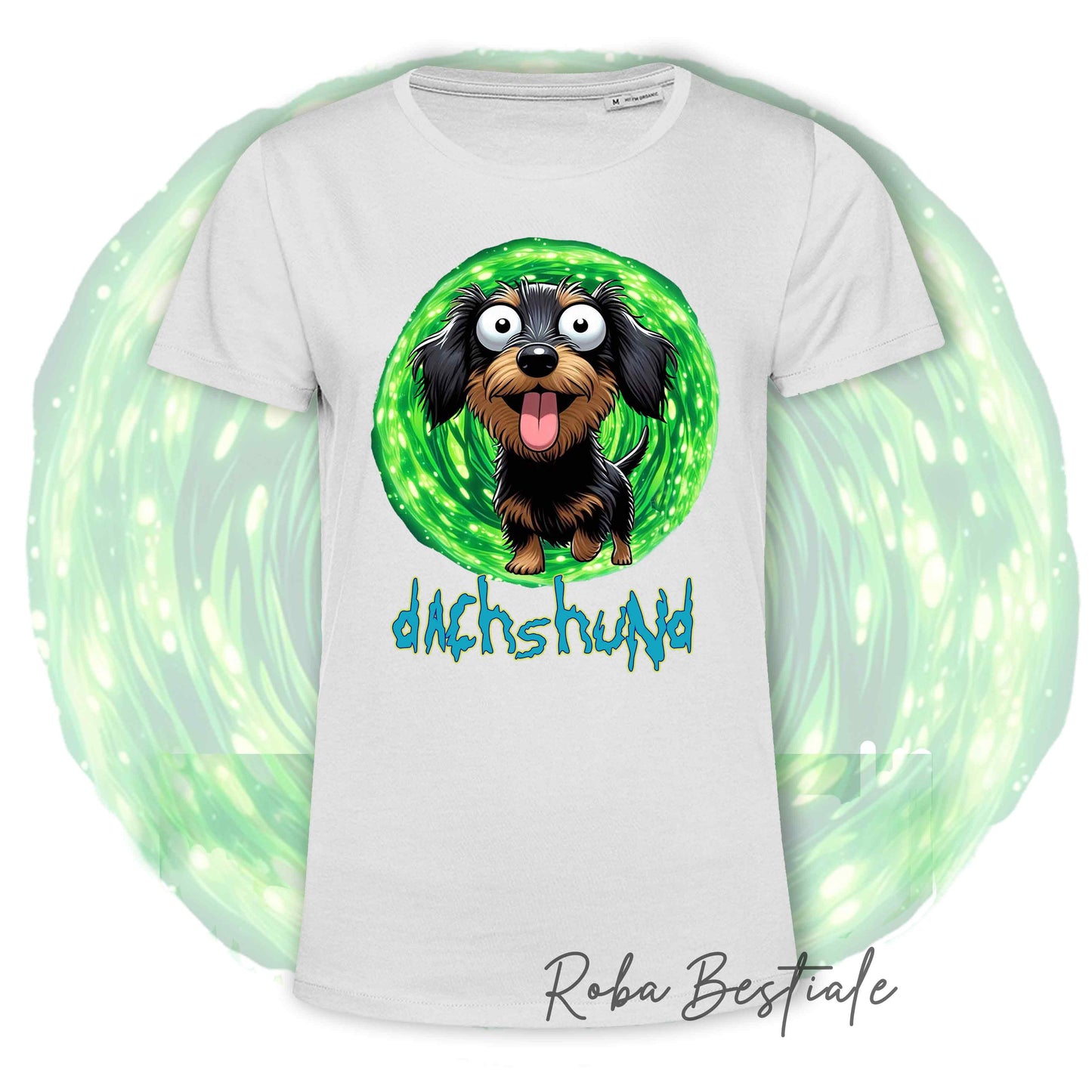 RICK & MORTY - LABRADOR RETRIEVER Chocolate T-Shirt