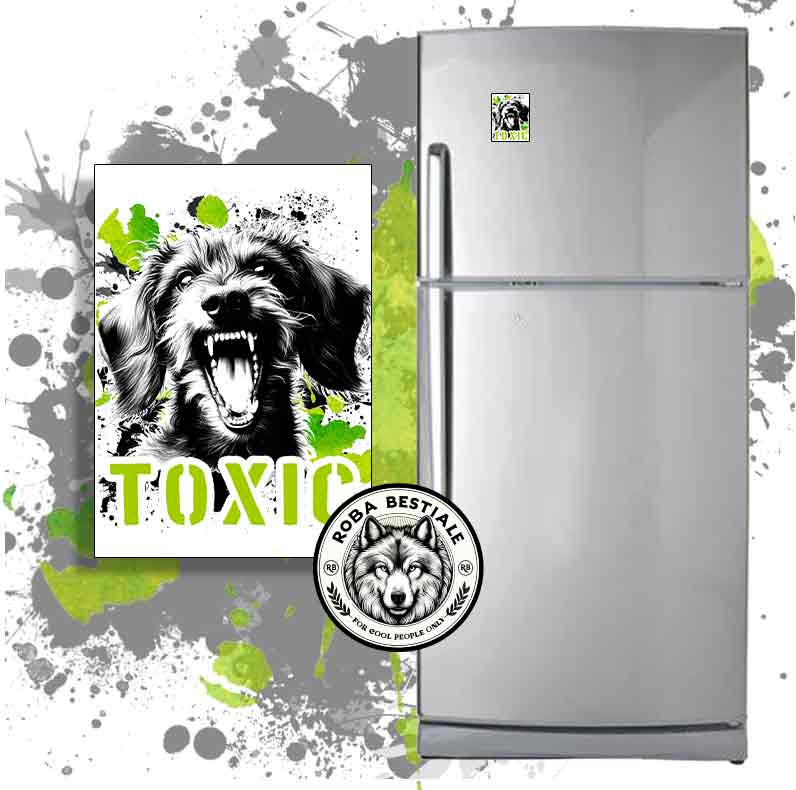 Magnet TOXIC - Wirehaired Dachshund
