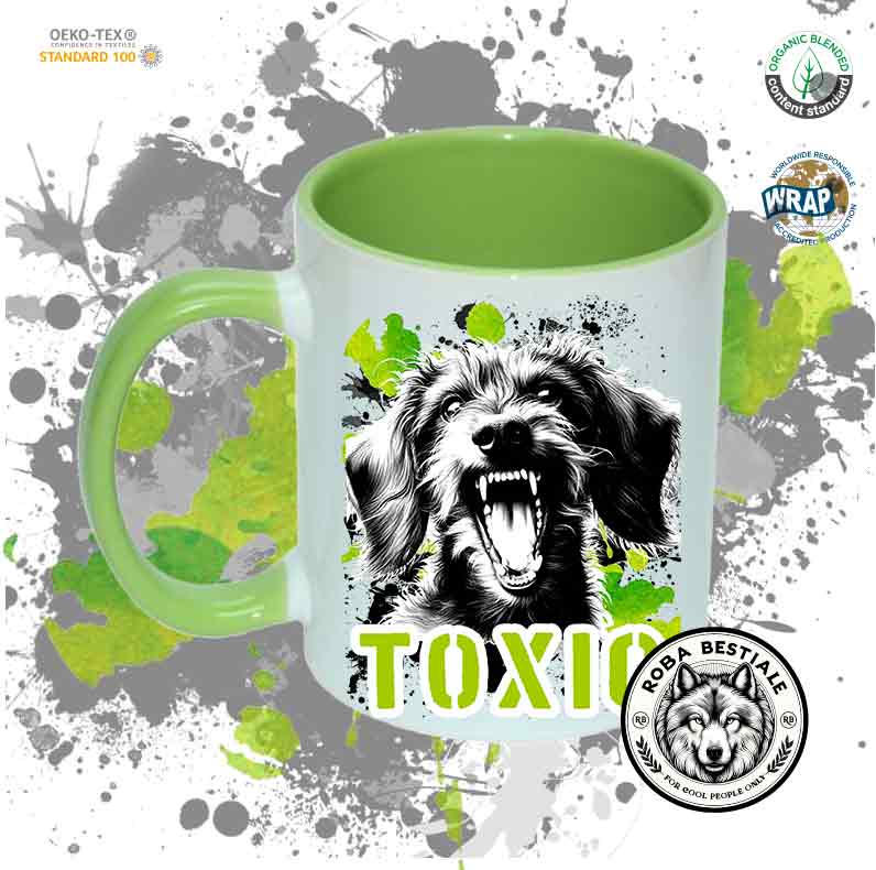 Tazza TOXIC - BASSOTTO a Pelo Duro
