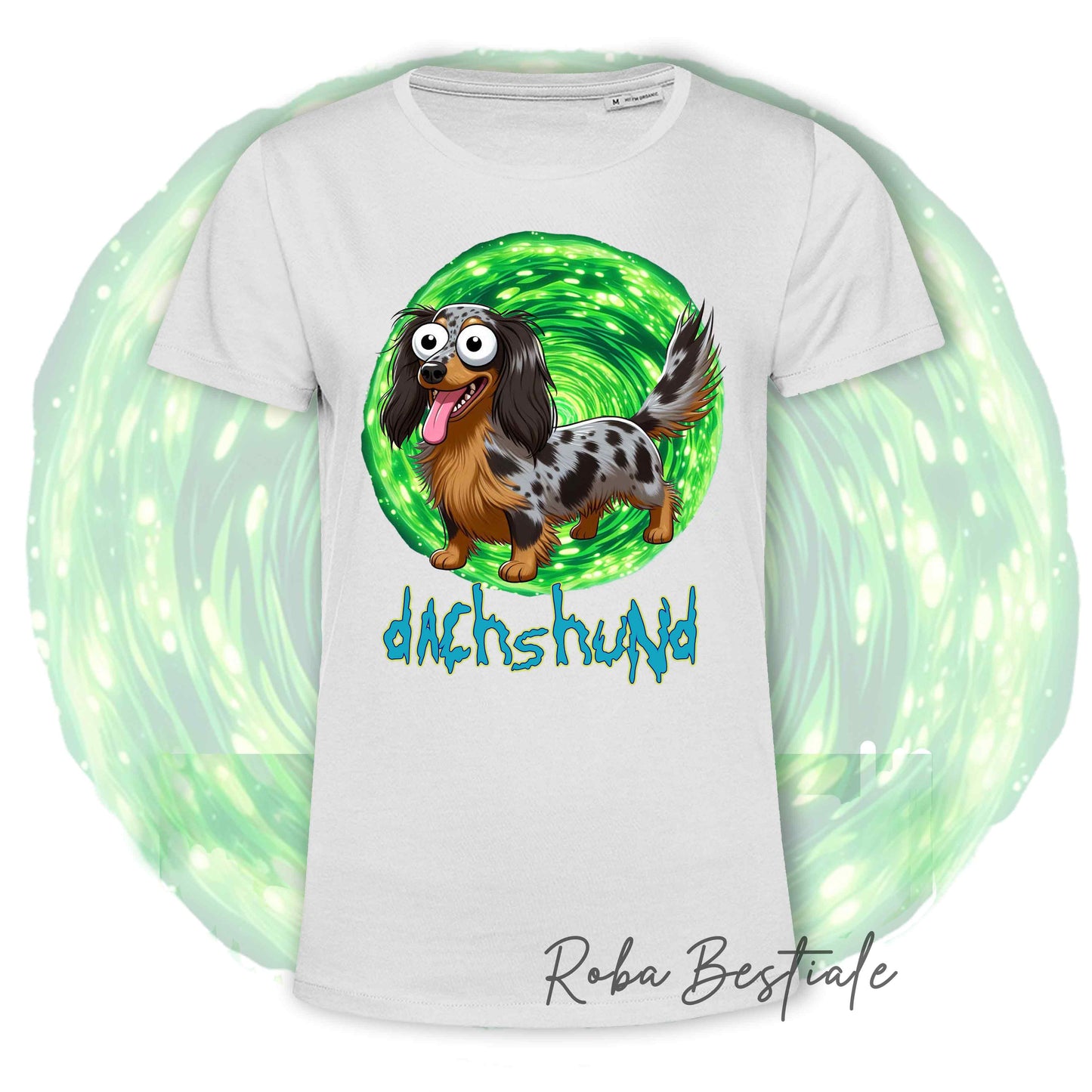 RICK & MORTY - LABRADOR RETRIEVER Chocolate T-Shirt