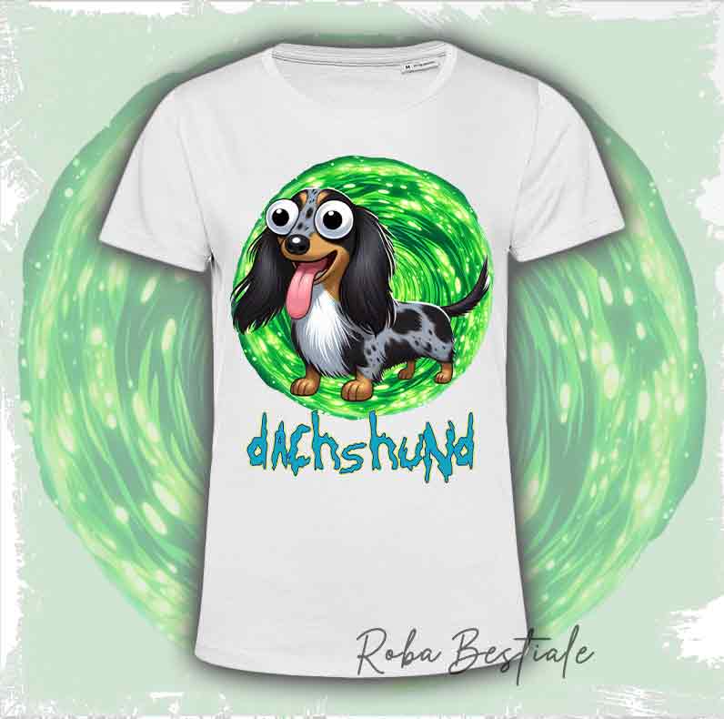 RICK & MORTY - LABRADOR RETRIEVER Chocolate T-Shirt