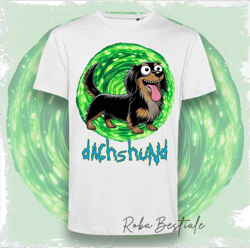 RICK & MORTY - LABRADOR RETRIEVER Chocolate T-Shirt