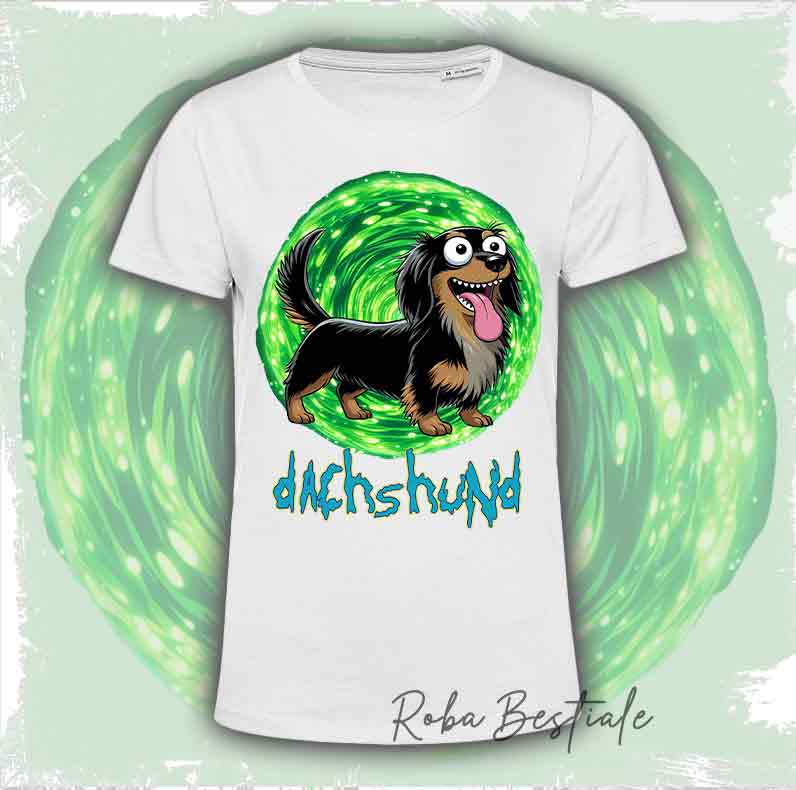 RICK & MORTY - LABRADOR RETRIEVER Chocolate T-Shirt