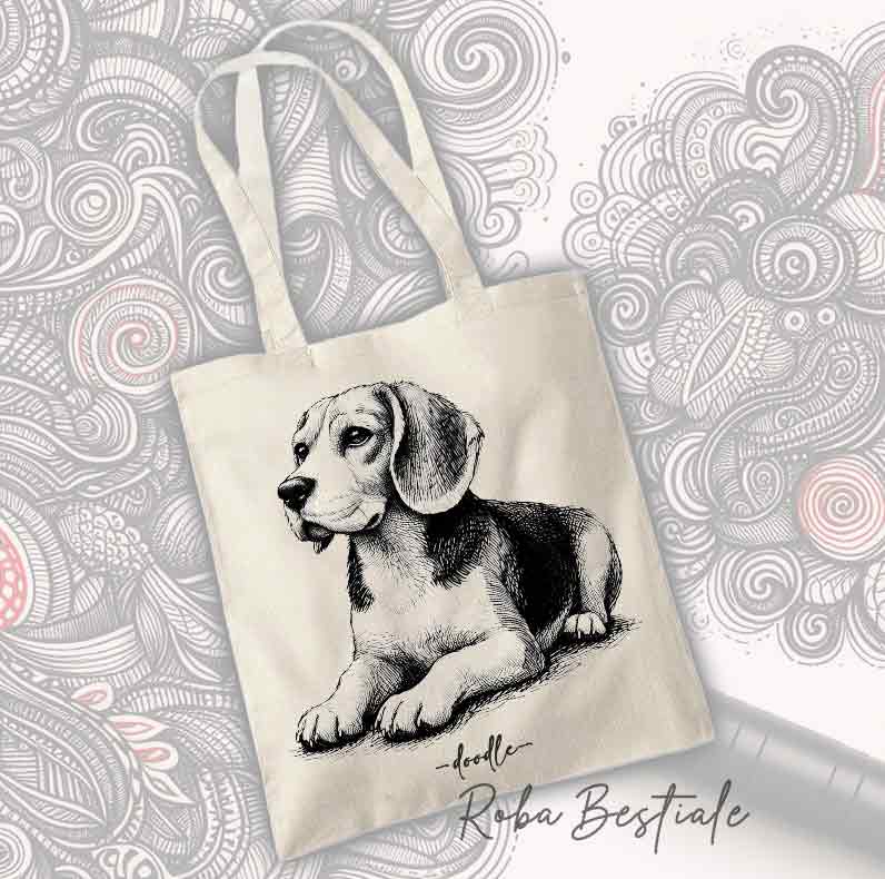 Shopper DOODLE - BEAGLE