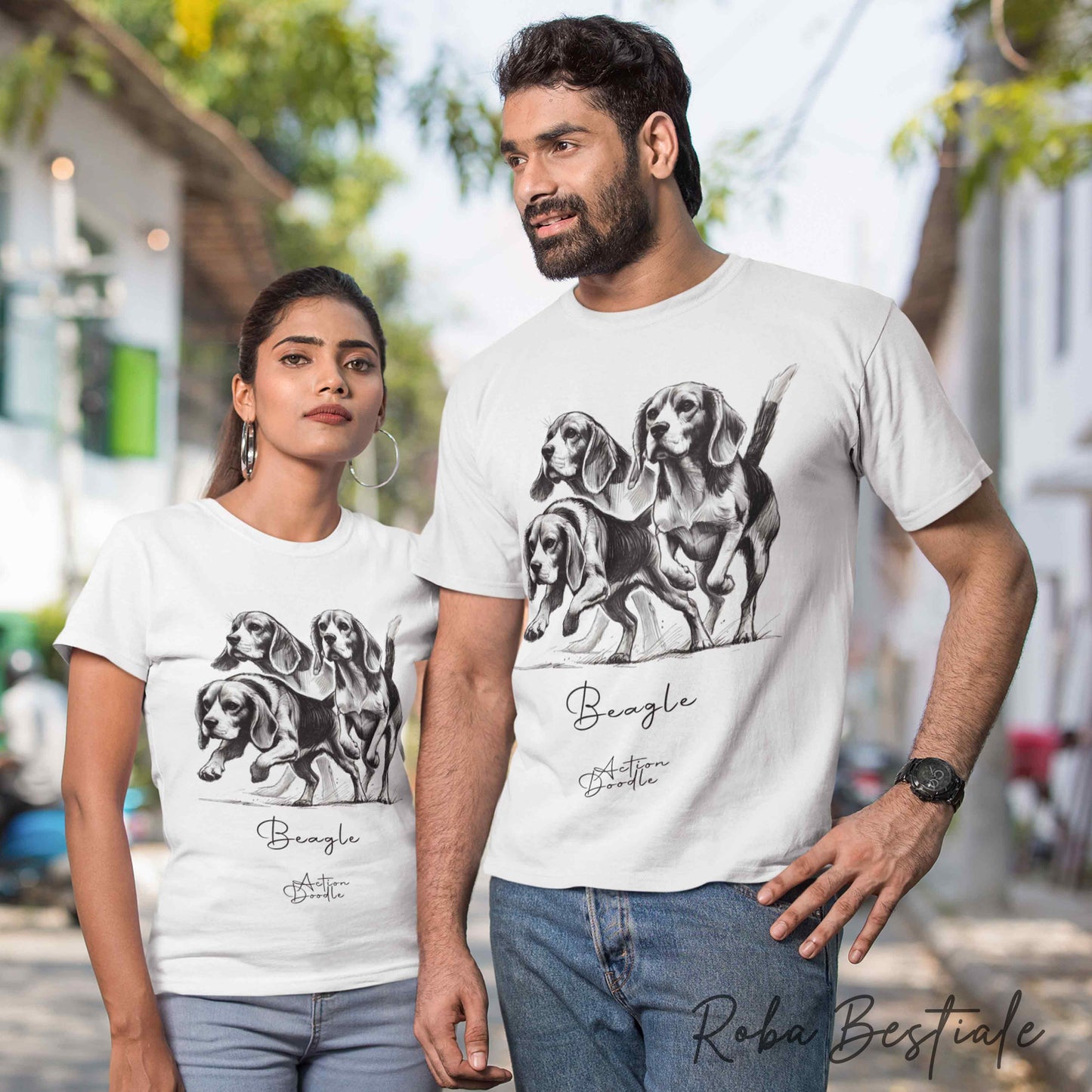 DOODLE T-Shirt - BOSTON TERRIER