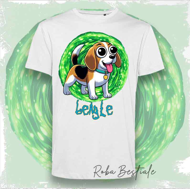 RICK & MORTY - LABRADOR RETRIEVER Chocolate T-Shirt