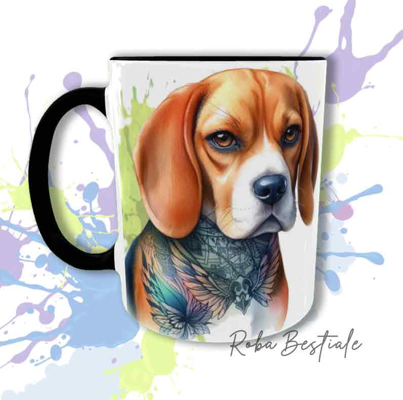INKED SOUL Mug - BEAGLE Tricolor