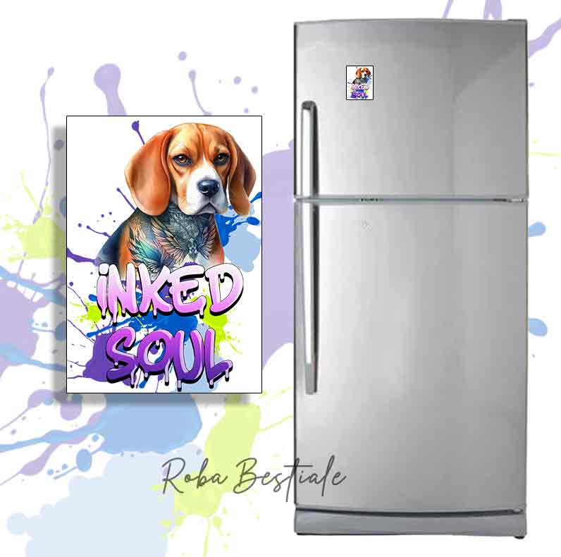 Magnete INKED SOUL - BEAGLE Tricolor