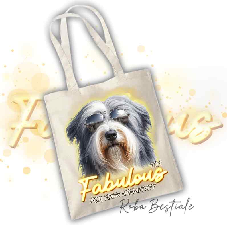 Shopper TOO FABULOUS - BEARDED COLLIE