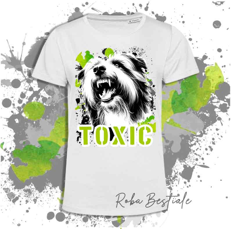 T-Shirt TOXIC - BEARDED COLLIE