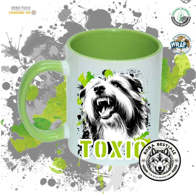 Tazza TOXIC - BEARDED COLLIE