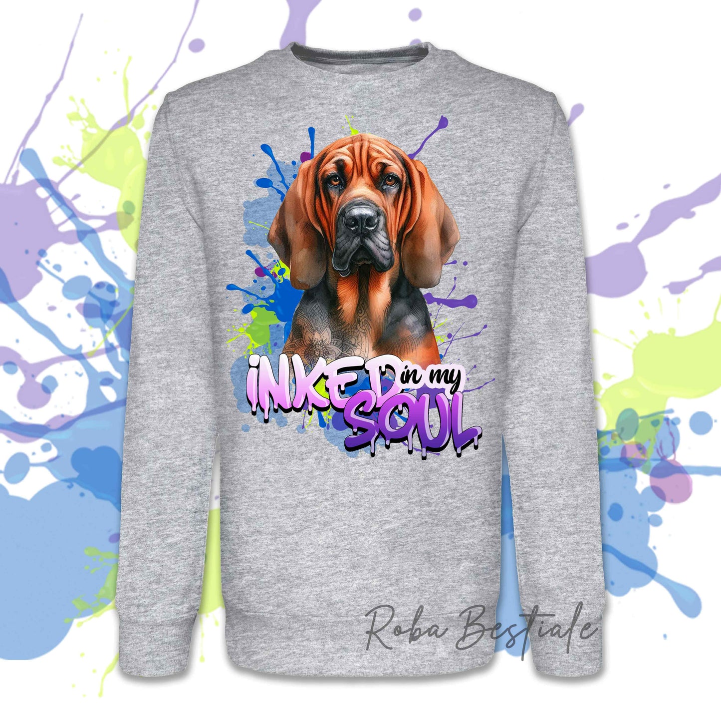 Felpa Estiva TOO FABULOUS - BLOODHOUND Red - Girocollo, Unisex - Diversi colori disponibili, dalla S alla 2XL