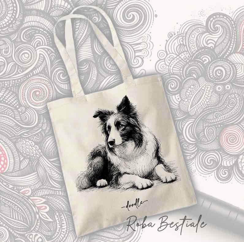 Shopper DOODLE - BORDER COLLIE