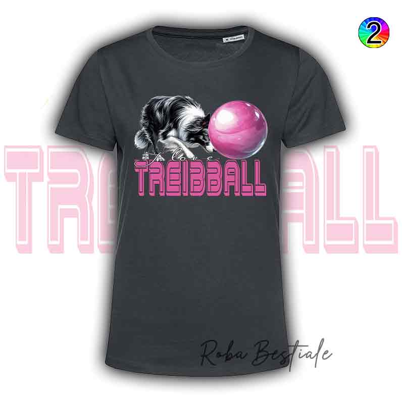 TREIBBALL T-Shirt - AUSTRALIAN SHEPHERD Blue Merle