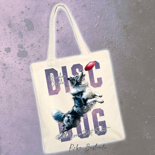 Shopper APTITUDE - DISC DOG - BORDER COLLIE Blue Navy - Diversi colori disponibili