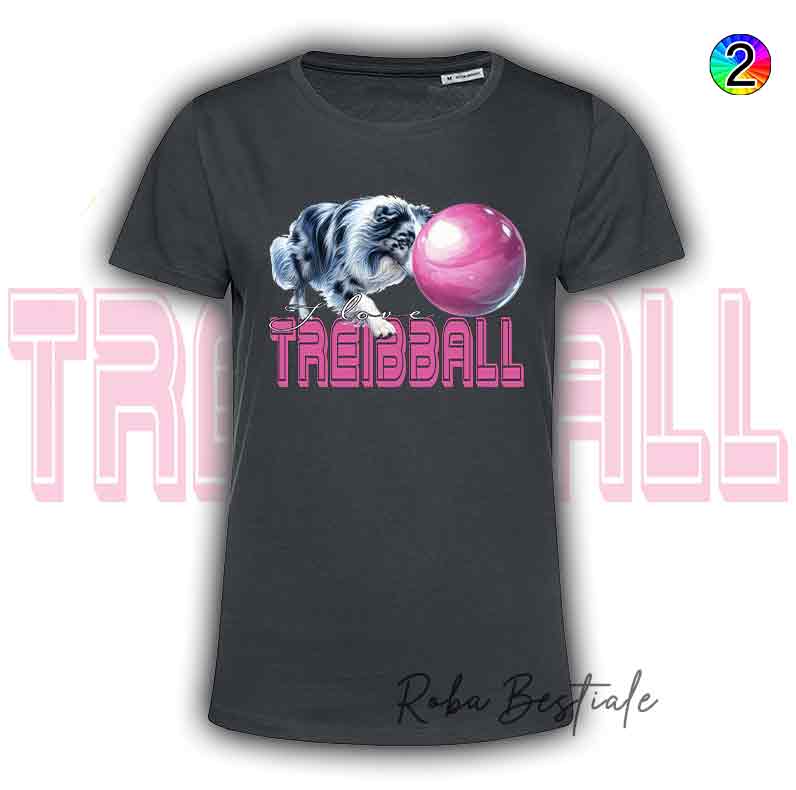 TREIBBALL T-Shirt - AUSTRALIAN SHEPHERD Blue Merle