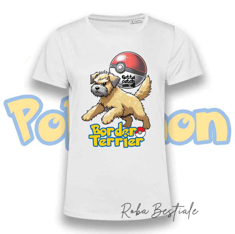 POKEMON - BORDER TERRIER T-Shirt Wheat