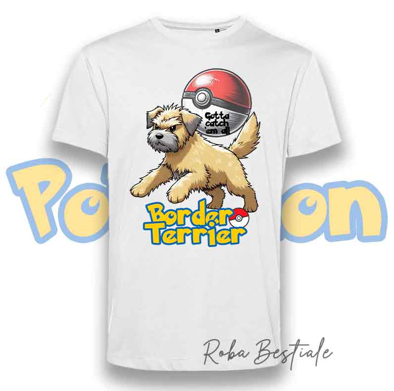 POKEMON - BORDER TERRIER T-Shirt Wheat