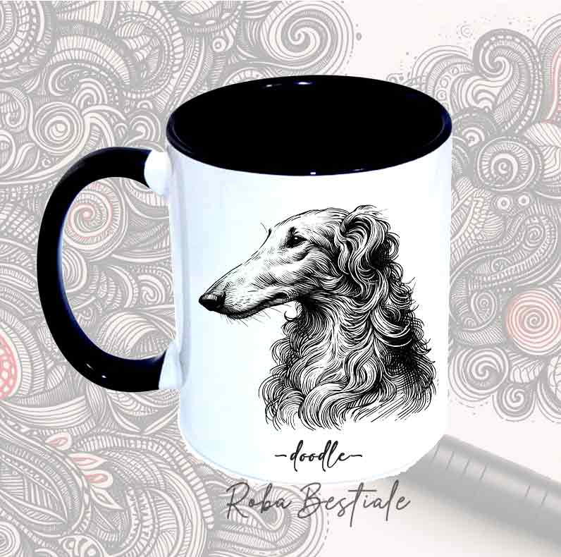 DOODLE mug - BORZOI