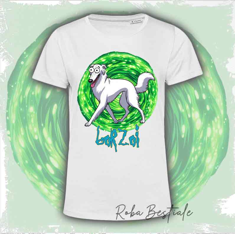 RICK & MORTY - LABRADOR RETRIEVER Chocolate T-Shirt