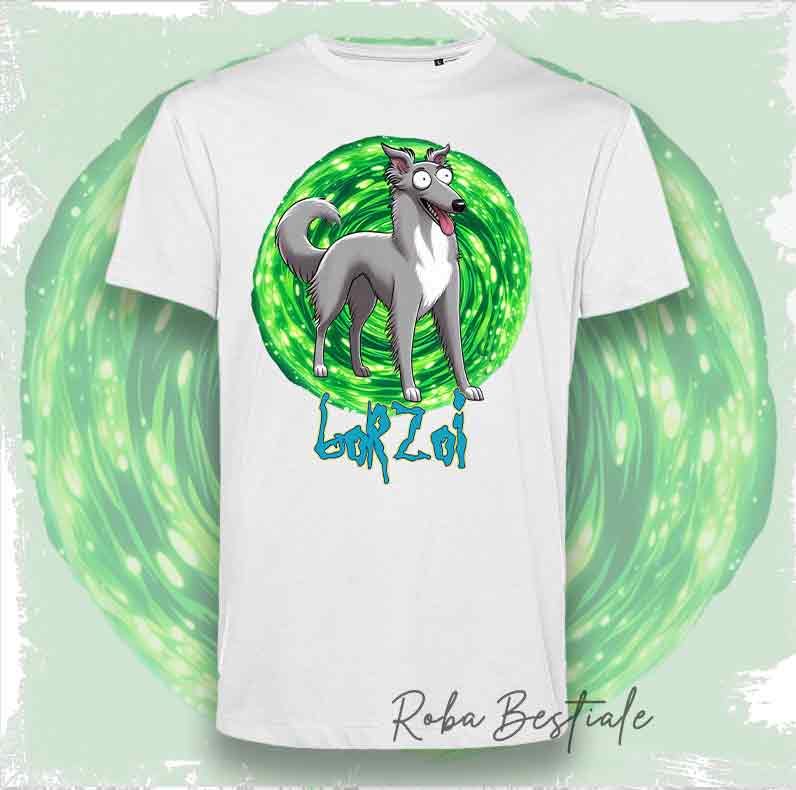 RICK & MORTY - LABRADOR RETRIEVER Chocolate T-Shirt