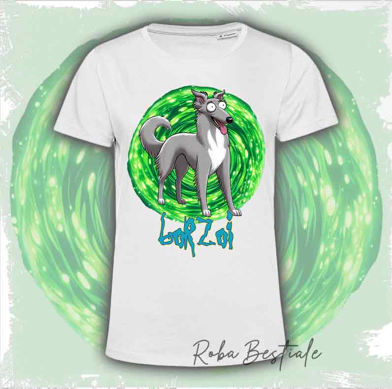 RICK & MORTY - LABRADOR RETRIEVER Chocolate T-Shirt