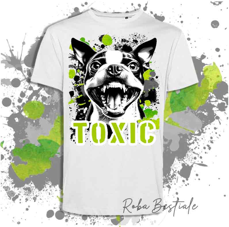 T-Shirt TOXIC - BOSTON TERRIER