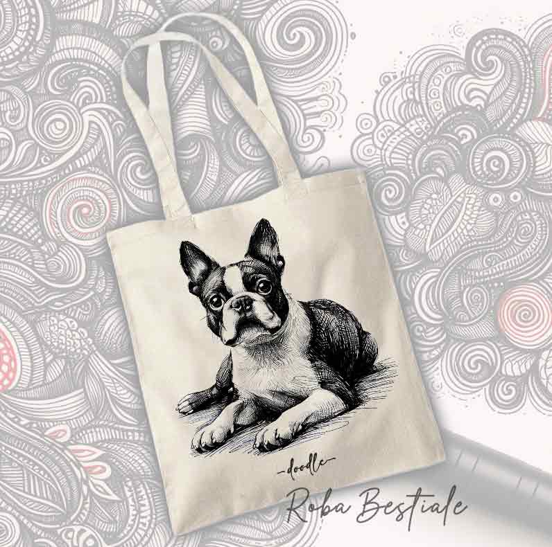 Shopper DOODLE - BOSTON TERRIER