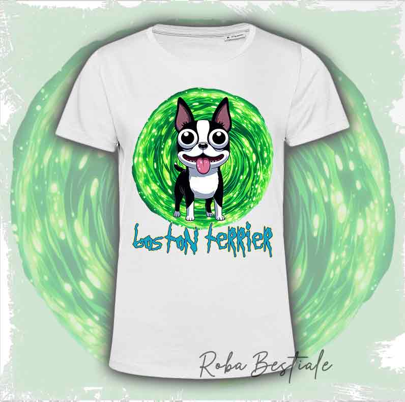 RICK & MORTY - LABRADOR RETRIEVER Chocolate T-Shirt