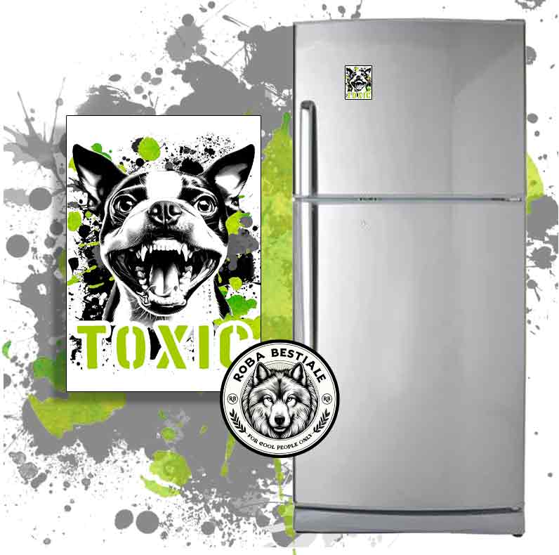Magnete TOXIC - BOSTON TERRIER