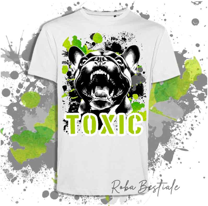 TOXIC T-shirt - BOULEDOGUE FRANCAIS Bringé
