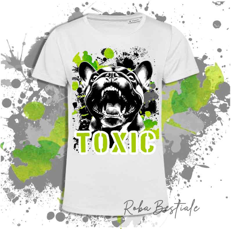 TOXIC T-shirt - BOULEDOGUE FRANCAIS Bringé