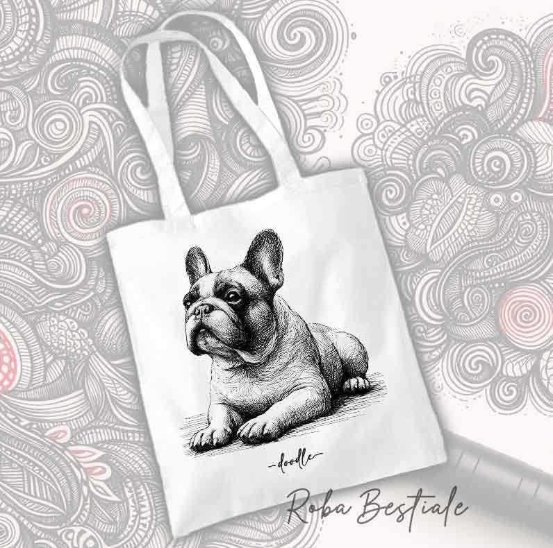 DOODLE Shopper - FRENCH BOULEDOG Caille